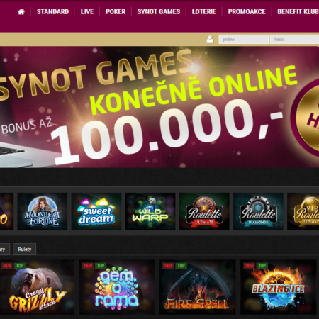 SYNOTtip casino nabízí výherní automaty zdarma